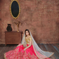 Soft Pink Art Silk Lehenga with Detailed Embroidery Work