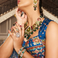 Blue Aura Embellished Silk Bridal Lehenga - LaVante Fashion