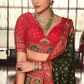 Red Elegance Embroidered Lehenga Choli - LaVante Fashion