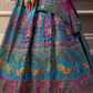 Banarasi Bliss Purple & Blue Lehenga Choli - LaVante Fashion