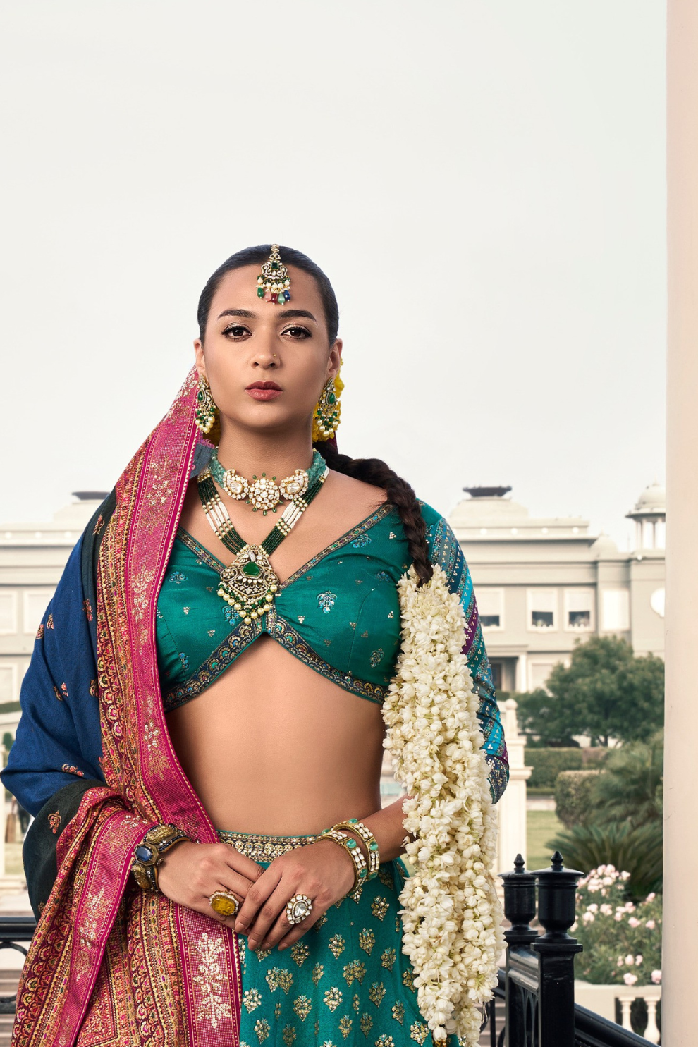 Premium Turquoise Silk Lehenga Choli - LaVante Fashion