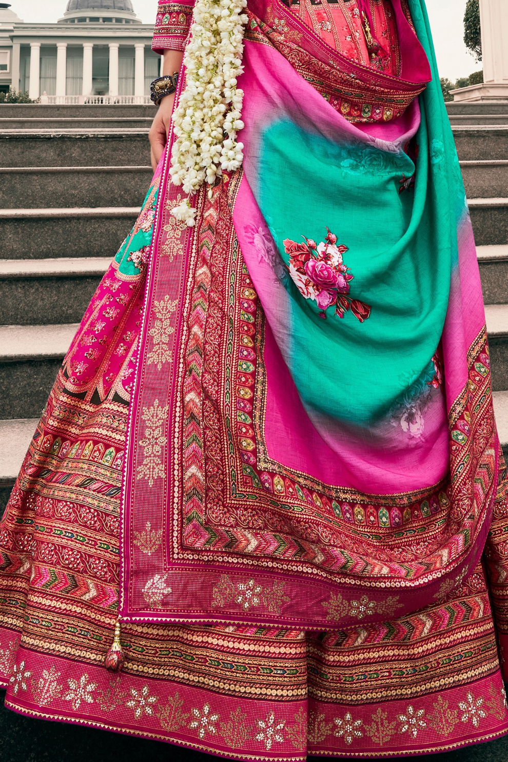 Timeless Elegance Heavy Silk Lehenga for the Bride