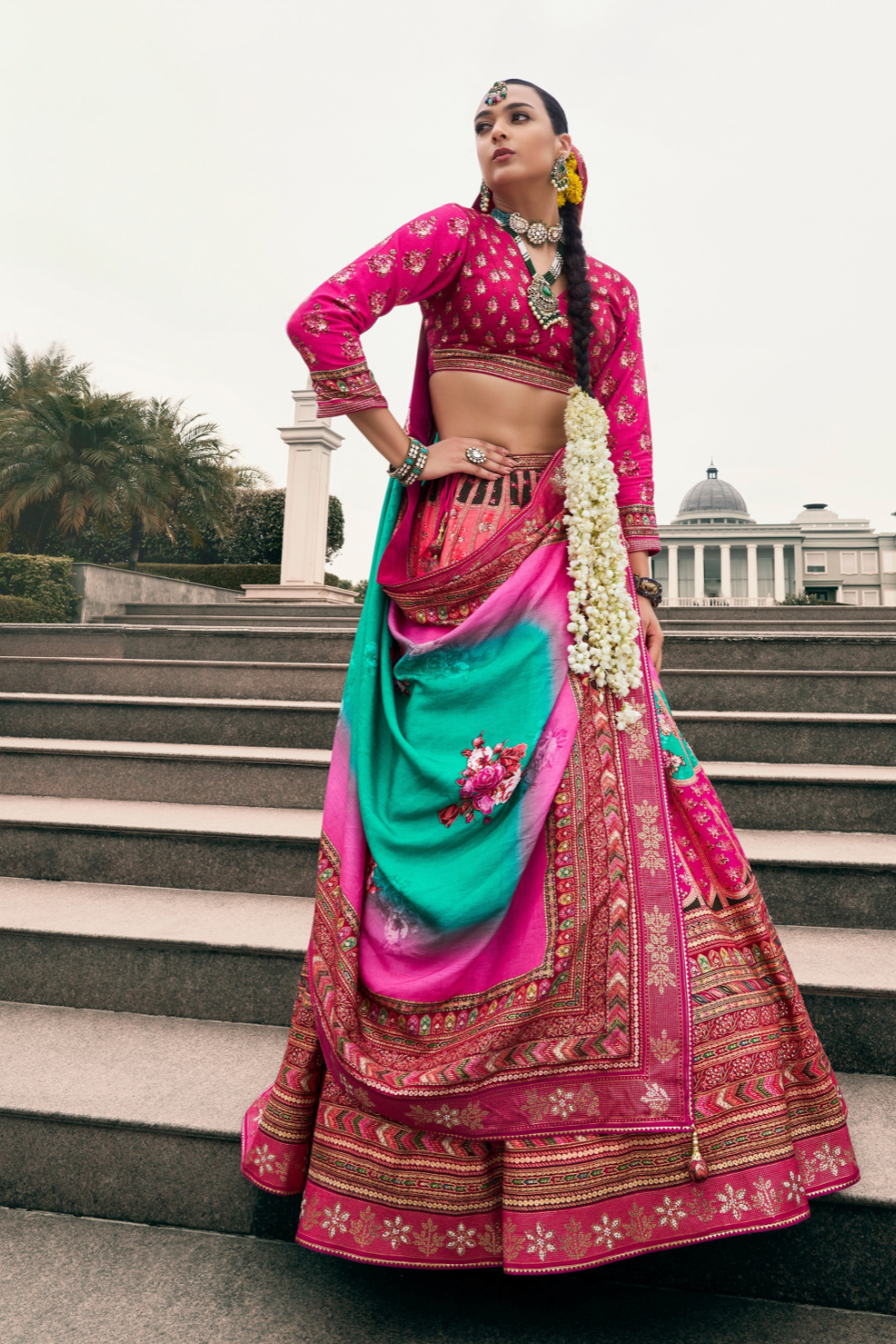 Timeless Elegance Heavy Silk Lehenga for the Bride