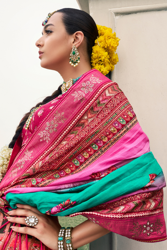 Timeless Elegance Heavy Silk Lehenga for the Bride