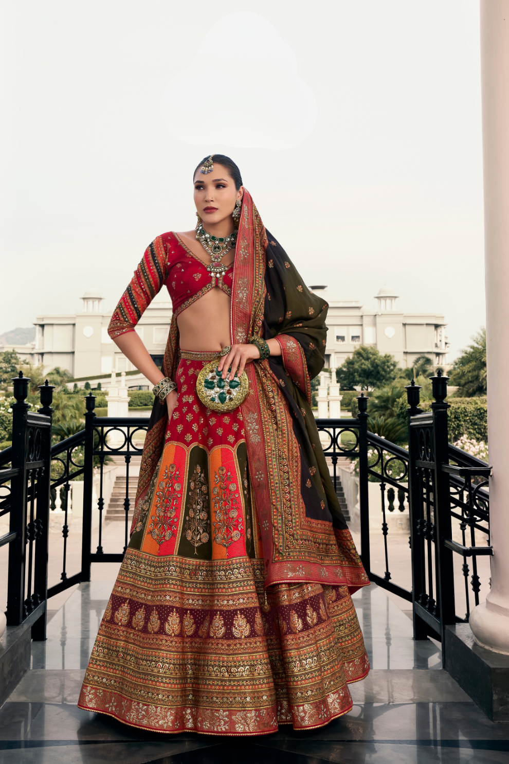 Premium Red Silk Lehenga Choli - LaVante Fashion