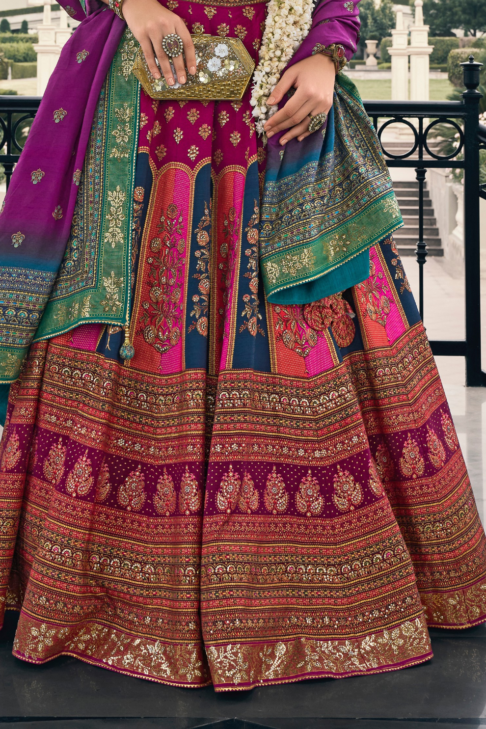 Premium Purple Silk Lehenga Choli - LaVante Fashion