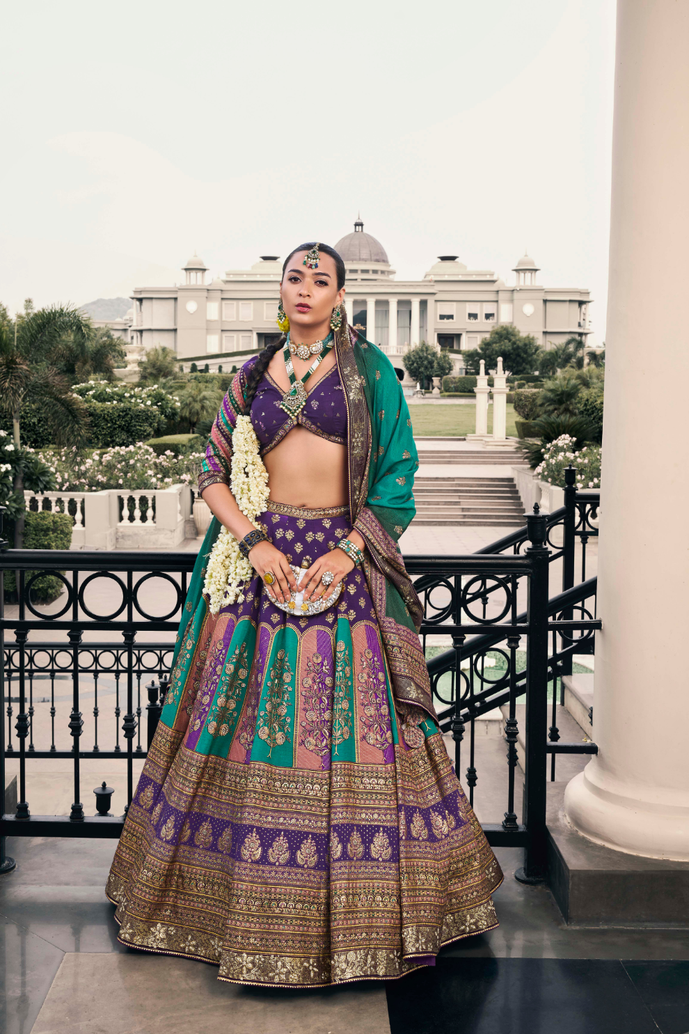 Premium Violet Silk Lehenga Choli - LaVante Fashion