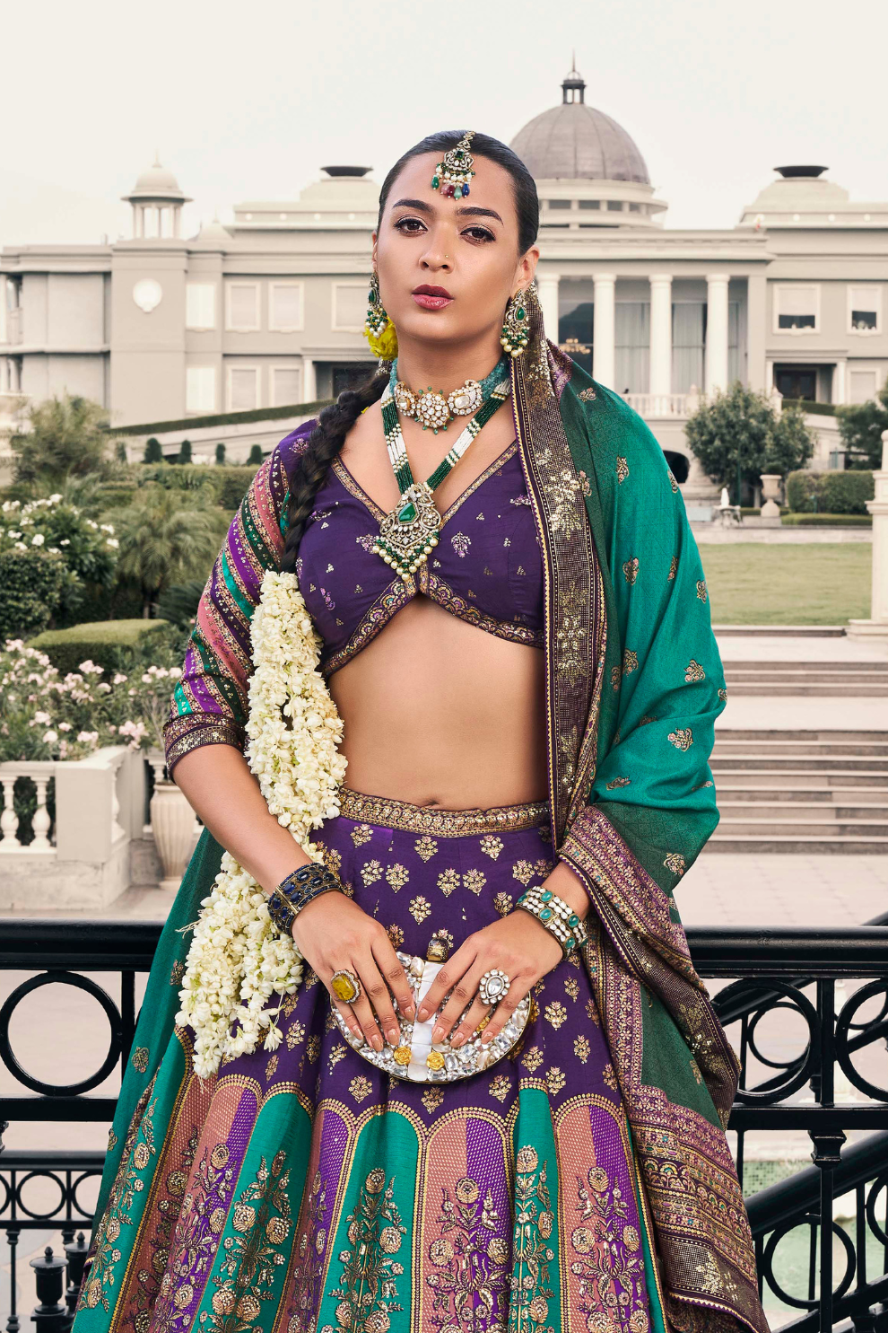 Premium Violet Silk Lehenga Choli - LaVante Fashion