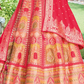 Grand Silk Bridal Lehenga with Detailed Hand Embroidery