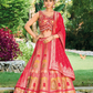 Grand Silk Bridal Lehenga with Detailed Hand Embroidery
