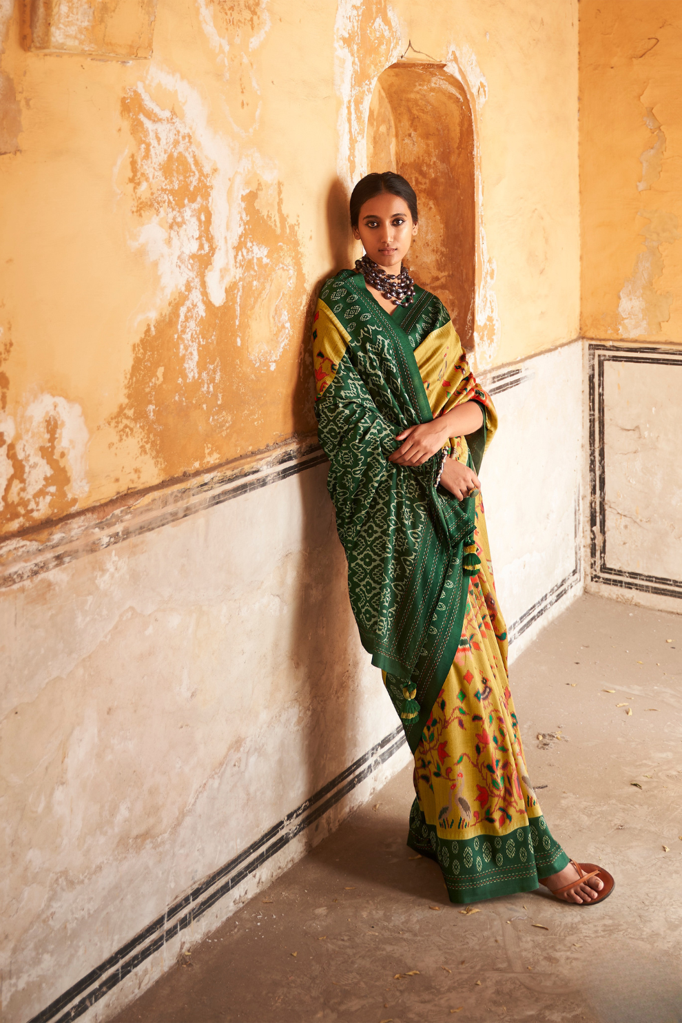Elegant Patola Print Tussar Silk Saree for Festive Wear
