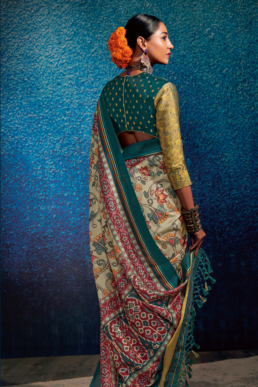 Kalam x Patola Dola Silk Saree with Traditional Charm