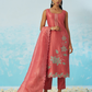 Pink Fancy Fabric Salwar Suit with Elegant Machine Embroidery
