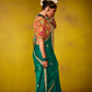 Tissue Silk Embroidered Saree with Sequins and Beads Work
