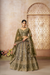 Elegant Bridal Lehenga Featuring Delicate Thread Embroidery