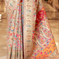 Elegant Handloom Weaving Saree with Traditional Artisan Detail