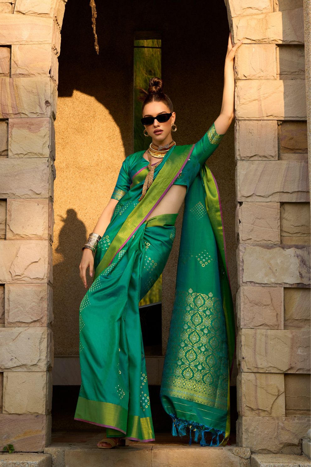 Timeless Elegance Woven in Luxurious Handloom Satin Grace