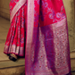 Royal Grandeur Draped in Luxurious Banarasi Satin Silk Elegance