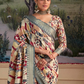 Handloom Tussar Silk with Digital Print - LaVante Fashion