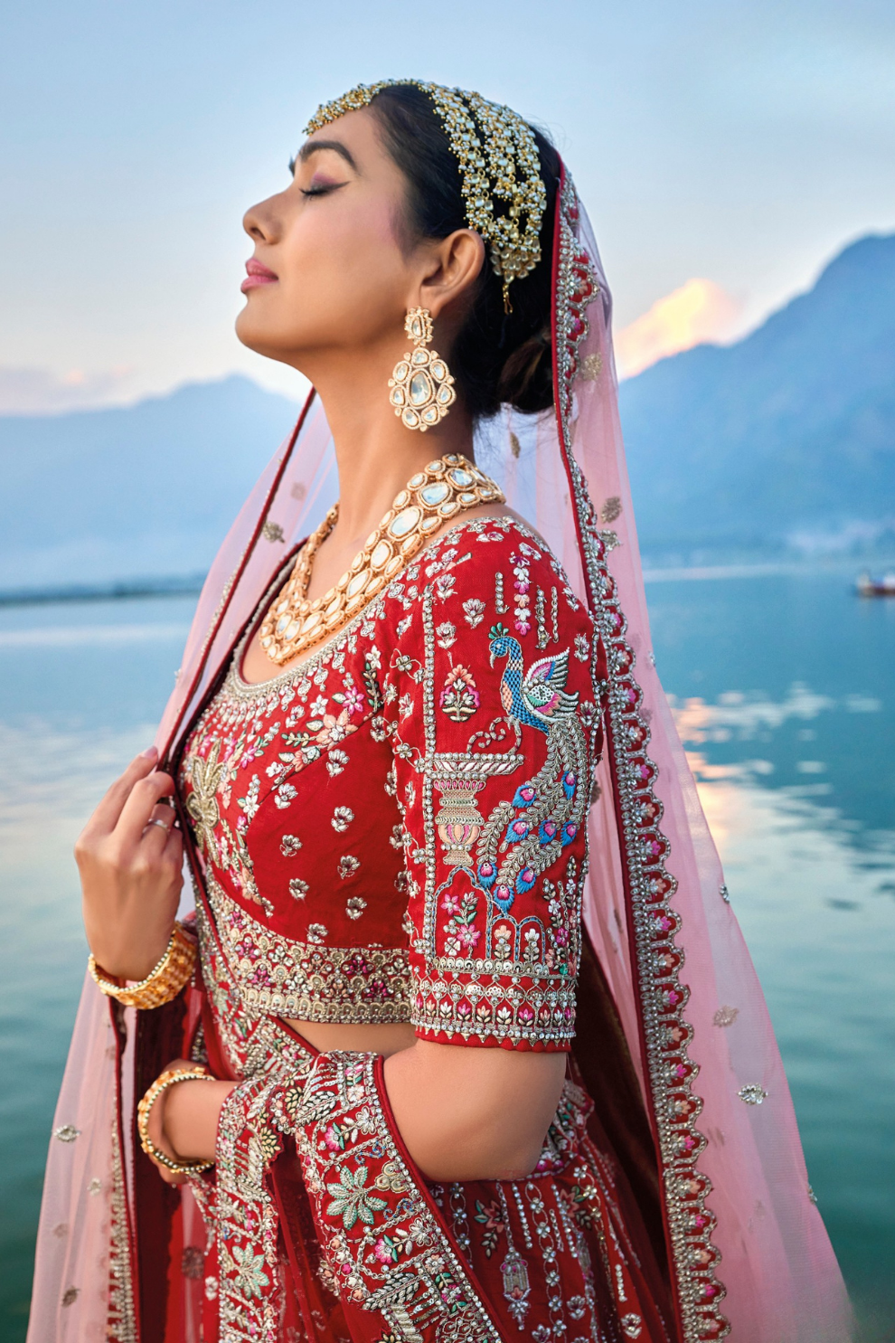 Luxury Silk Bridal Lehenga Choli – Handcrafted Elegance for Your Big Day