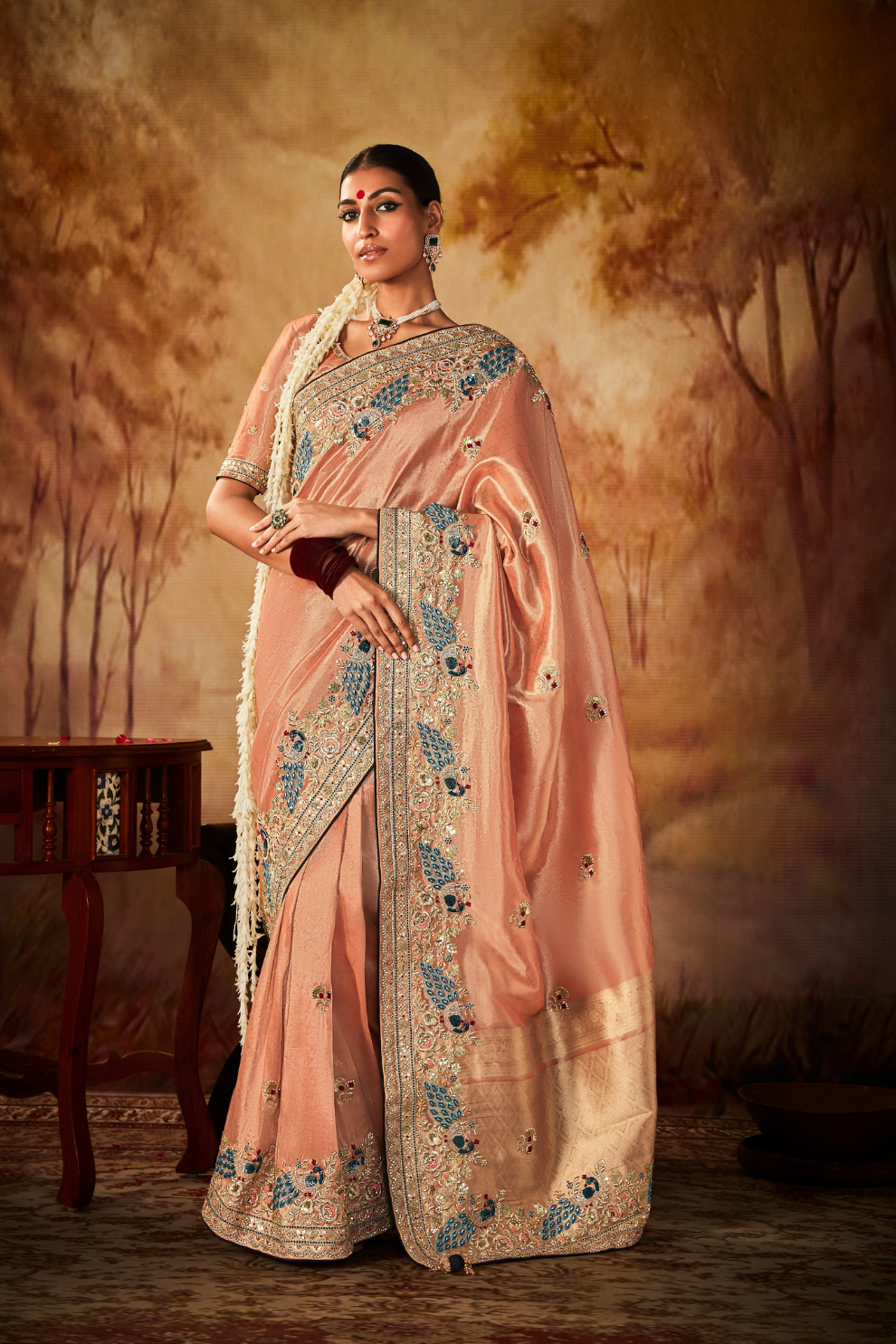 Beautiful Designer Pure Banarasi Kanjivaram Saree for Occasions