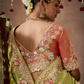Tissue Dola Silk Embroidered Wedding Saree for Timeless Elegance