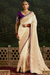Woven Art Silk Wedding Saree with Rich Traditional Detailing