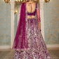 Festive Net Lehenga Choli with Rich Coding and Zarkan Accents