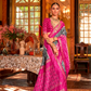 Pure Viscose Silk Saree with Silk Blend Designer Print