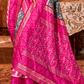 Pure Viscose Silk Saree with Silk Blend Designer Print