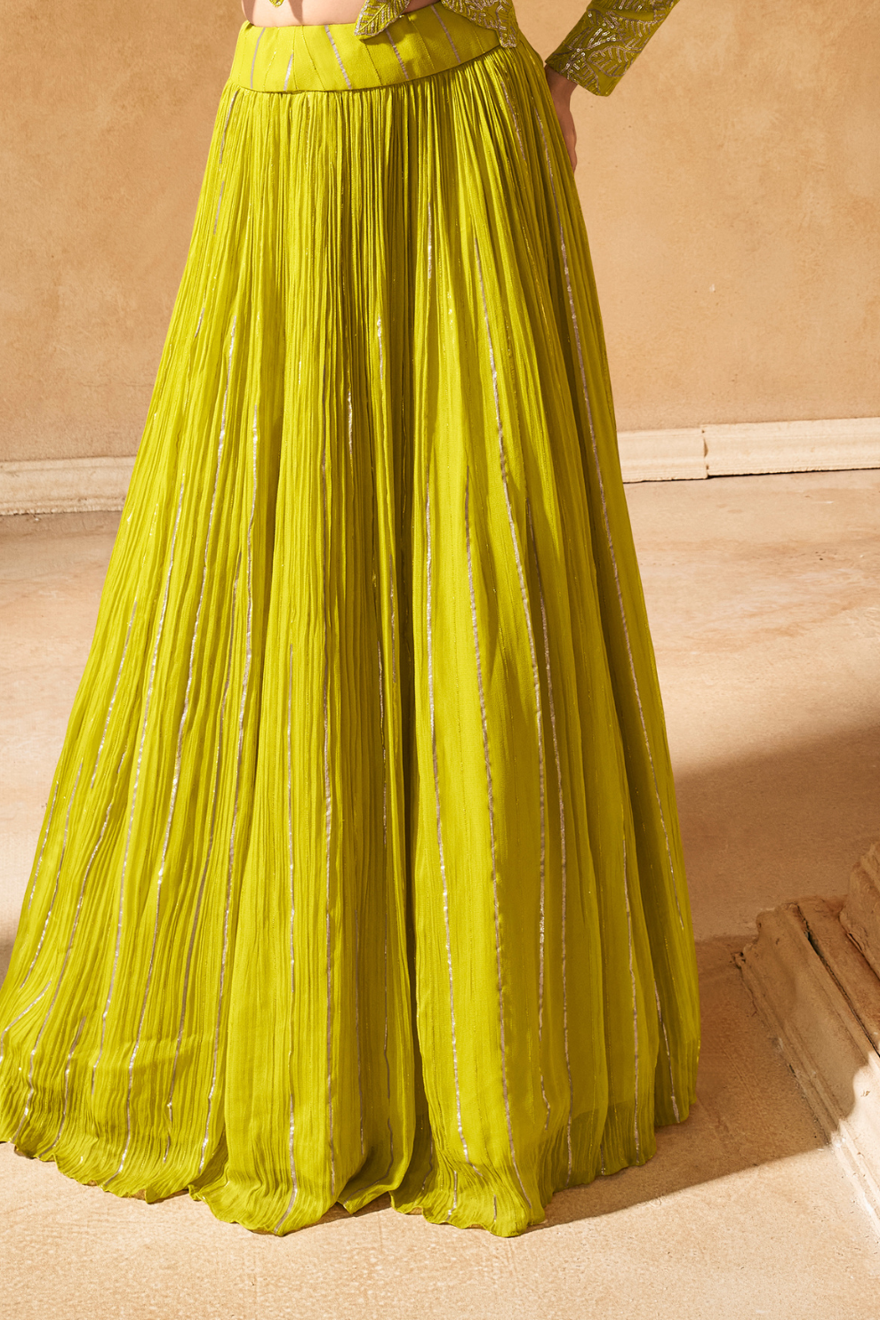 Lime Luxe Indo-Western Set