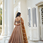 Graceful Thread and Sequin Embroidered Net Lehenga for Parties