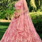 Elegant Lehenga Set with Multiple Sequins & Thread Embroidery