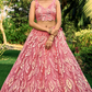 Elegant Lehenga Set with Multiple Sequins & Thread Embroidery