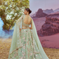 Graceful Organza Lehenga Choli Ensemble With Sequin Embroidery