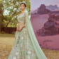 Graceful Organza Lehenga Choli Ensemble With Sequin Embroidery