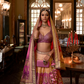 Soft Purple Silk Lehenga With Purple Hues