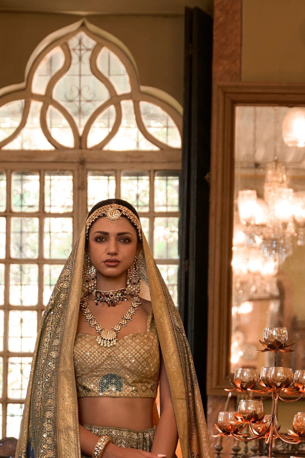 Royal Gold Pure Silk Lehenga Choli With Zari Work - LaVante Fashion