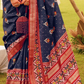 Elegant Patola Printed Art Silk Saree for Festive Wear