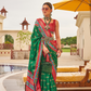 Traditional Patola Print Saree in Sigma Silk Blend Fabric