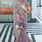 Elegant Mukaish Saree with Traditional Handloom Weaving