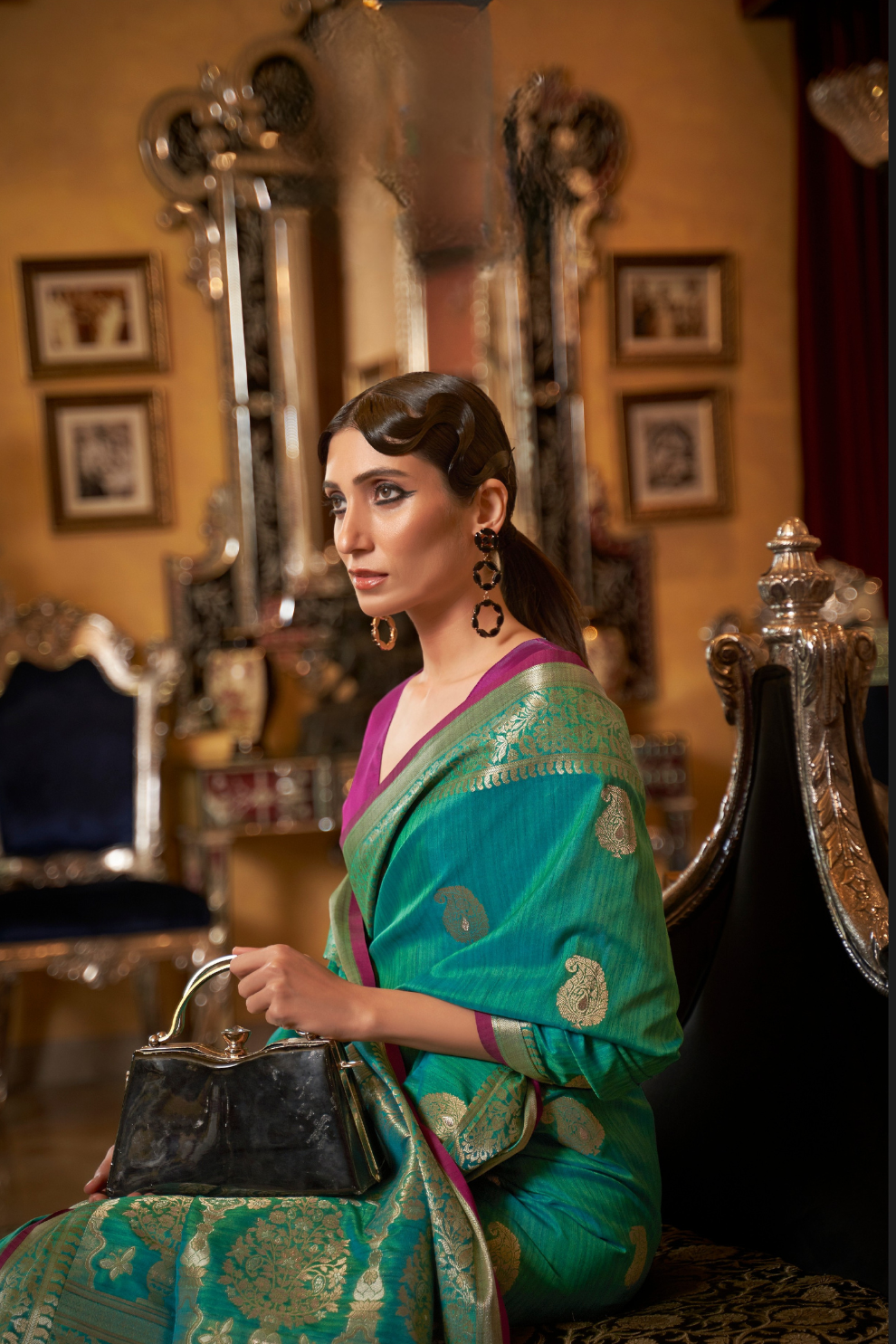 Graceful Tussar Silk Saree for Festive and Wedding Wear