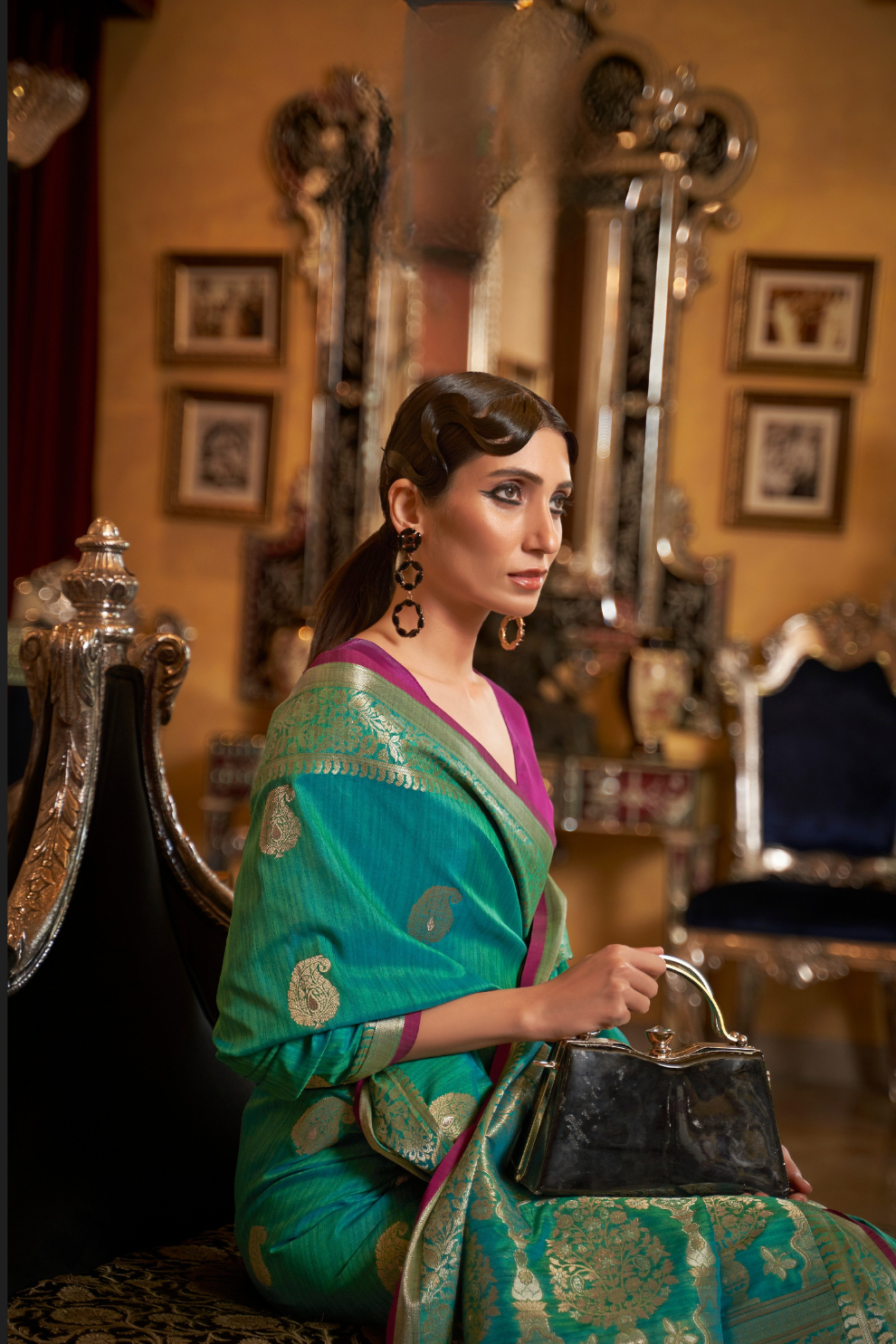 Graceful Tussar Silk Saree for Festive and Wedding Wear