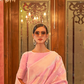 Elegant Pink Modal Silk Saree with Subtle Weaving