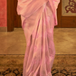 Elegant Pink Modal Silk Saree with Subtle Weaving