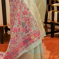 Premium Modal Saree with Ethnic Kashmiri Pallu and Blouse