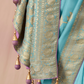 Banarasi Dola Silk Saree with Brocade Blouse Elegance