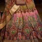 Magenta Graceful Rajwadi Bridal Lehenga - LaVante Fashion