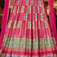 Magenta Pink Handcrafted Designer Gown With Vibrant Embellished Details