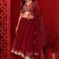 Charming Georgette Party Wear Lehenga With Sequins Choli